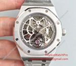 Swiss AP Royal Oak Skeleton Replica Stainless Steel Watch 42MM